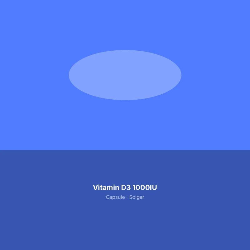 Vitamin D3 1000IU